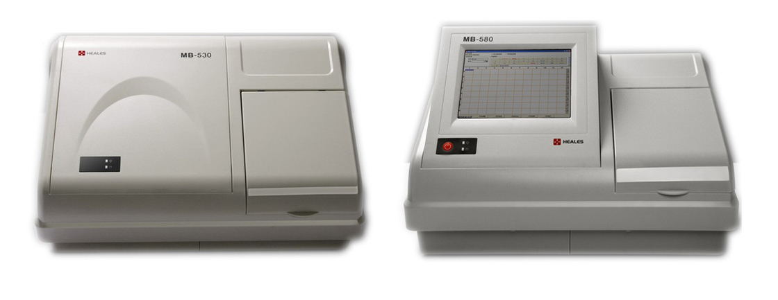 8" Touch Screen ELISA Microplate Reader Built In Computer 8 Channels Zero Dispersion MB-580